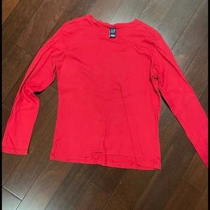 Gap red cotton shirt